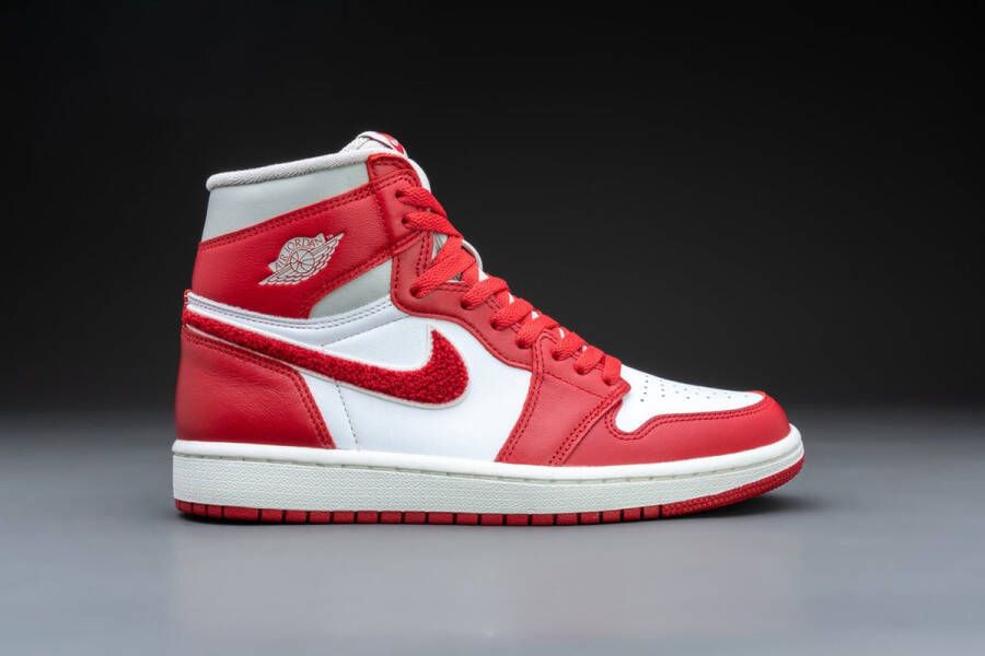 Jordan W Air 1 Retro Hi Og Lt Iron Ore Varsity Red Sail Schoenmaat 37 1 2 Sneakers DJ4891 061