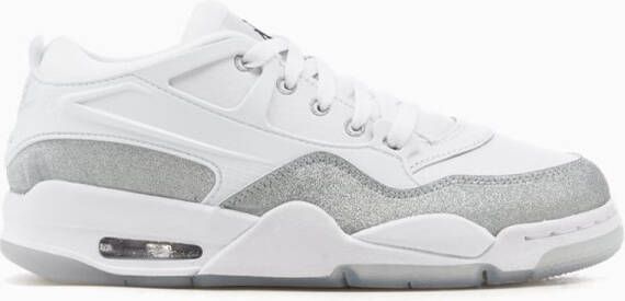 Nike Air Jordan 4 RM Wmns White Metallic Silver Sneakers Dames Wit Zilver