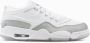 Nike Air Jordan 4 RM Wmns White Metallic Silver Sneakers Dames Wit Zilver - Thumbnail 1
