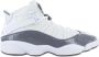 Jordan Air 6 Rings Heren Basketbalschoenen Sneakers schoenen Wit-Grijs 322992 - Thumbnail 1
