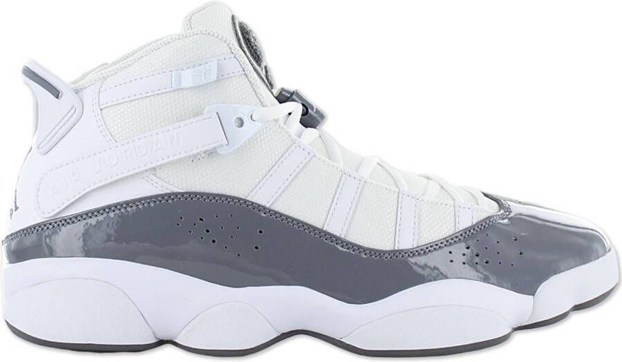 Jordan Air 6 Rings Heren Basketbalschoenen Sneakers schoenen Wit-Grijs 322992
