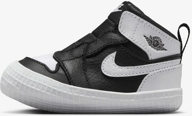 Air Jordan 1 Crib Bootie Black White AT3745-010 zwart wit babyschoenen sneakers voor baby's unisex