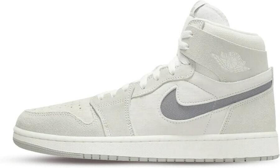 Jordan Air 1 Mid Zoom CMFT 2 Heren Sneakers Basketbalschoenen Grijs DV1307