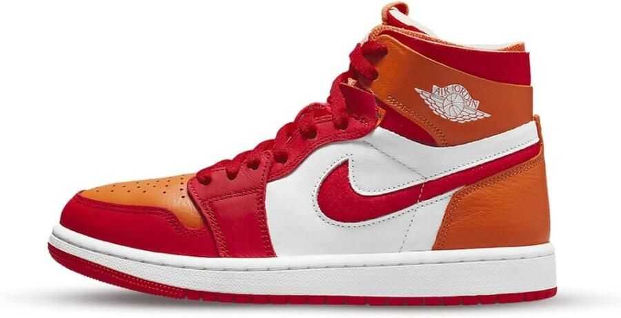 Jordan W Air 1 Zoom Air Cmft Fire Red Fire Red Hot Curry White Schoenmaat 37 1 2 Sneakers CT0979 603 - Foto 2