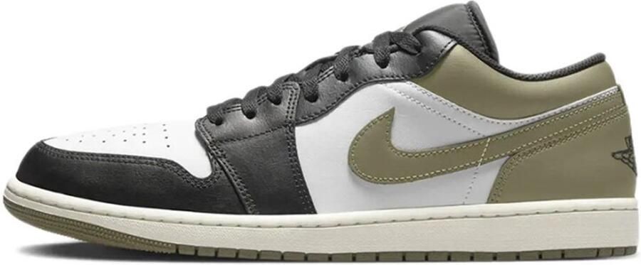 Air Jordan 1 Low 'Black Toe Medium Olive'