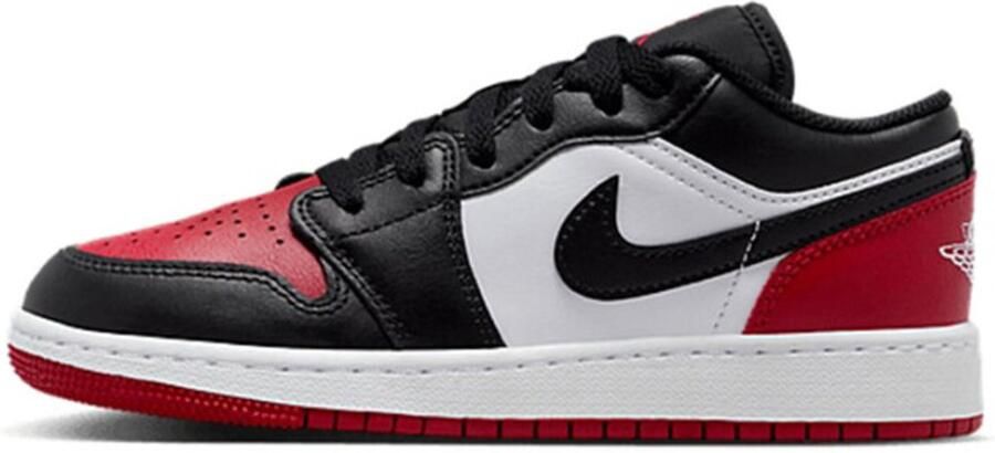 Jordan Air 1 Low Junior White Varsity Red White Black Kind White Varsity Red White Black - Foto 2