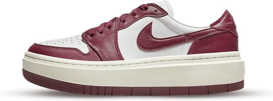 Jordan Wmns Air 1 Elevate Low White Dark Beetroot Sail Schoenmaat 38 1 2 Sneakers DH7004 161