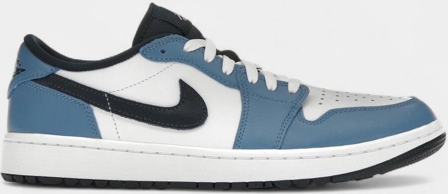 Nike Lage Sneakers Jordan 1 Low Golf White Aegean Storm