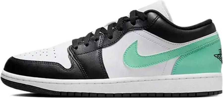 Nike Air Jordan 1 Low Black White Green Glow Sneakers Doos Zonder Deksel - Foto 3