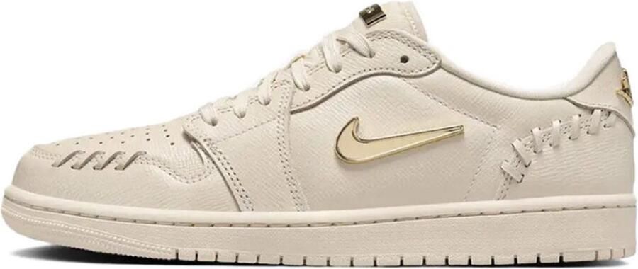 Nike Air Jordan 1 Low 'Method Of Making' Legend Light Brown Gold Sneakers Doos Zonder Deksel - Foto 3