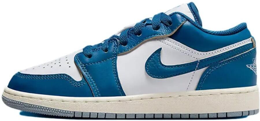 Jordan Air 1 Low Junior White Blue Grey Sail Industrial Blue White Blue Grey Sail Industrial Blue - Foto 2