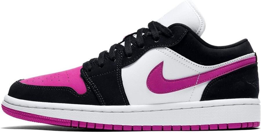 Air Jordan 1 Low SE Sneakers Black Cactus Flower Wit Roze 1 Lifestyle Dames Sneakers