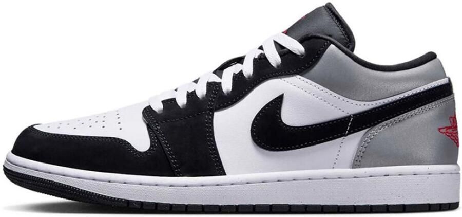 Air Jordan 1 Low SE White Fire Red Black Matte Silver