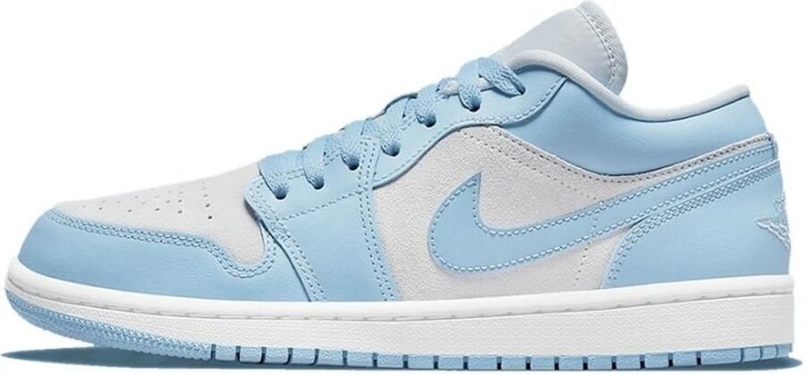 Jordan Nike Air 1 Low University Blue Grey Sneakers Unisex Doos Zonder Deksel