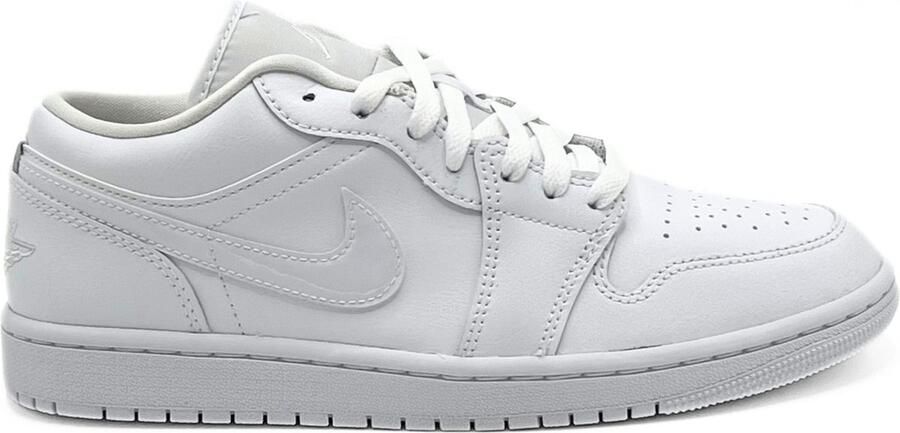 Nike Air Jordan 1 Low Triple White Wit Sneakers Unisex Doos Zonder Deksel