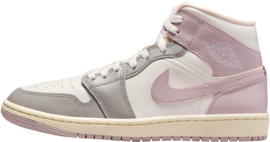 Air Jordan 1 Mid Enigma Stone Particle Rose (Women's)
