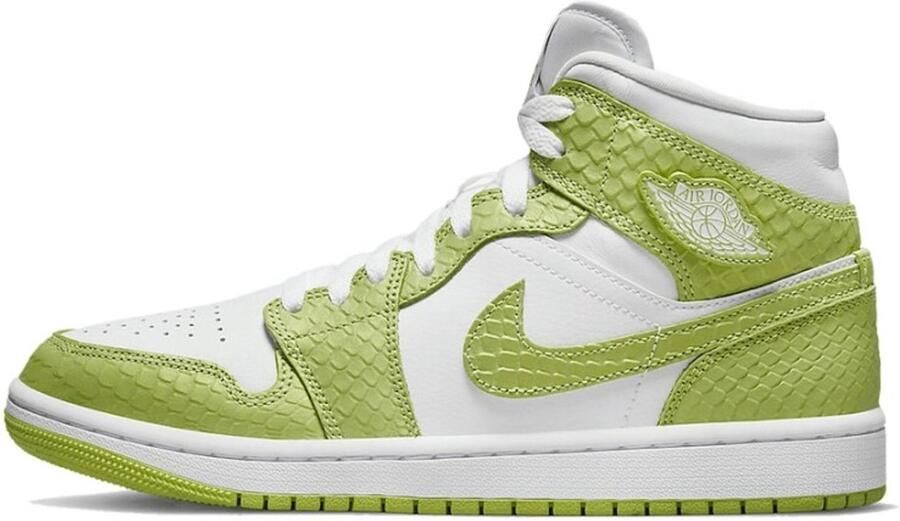 Air Jordan 1 Mid Green Python (W)