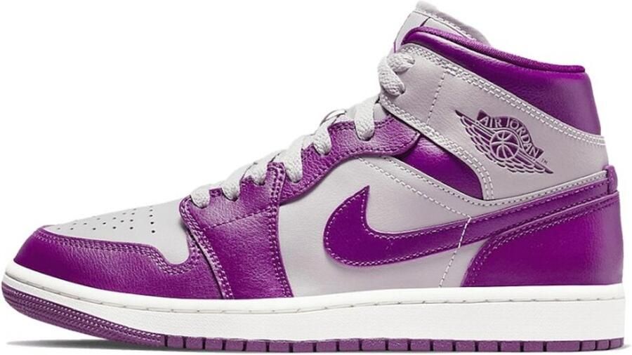Jordan Wmns Air 1 Mid Amethyst Ash Red Plum Sail Schoenmaat 38 1 2 Sneakers BQ6472 501