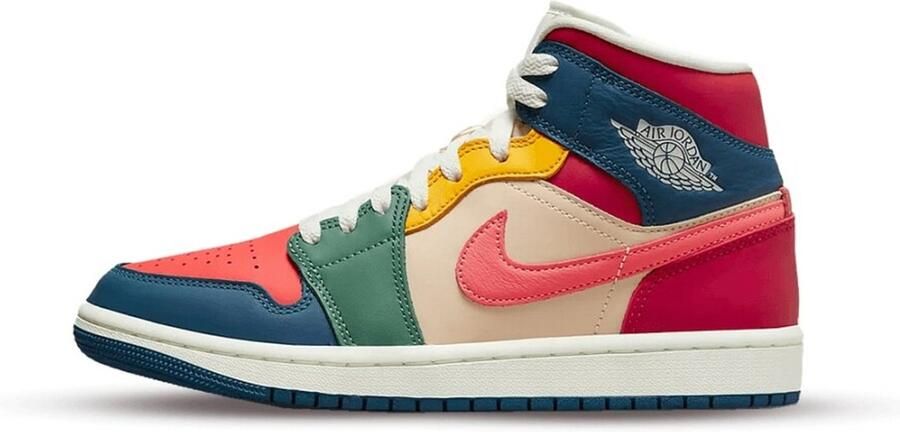Jordan Wmns Air 1 Mid Se French Blue Magic Ember Fire Red Beach Schoenmaat 37 1 2 Sneakers DN3738 400 - Foto 11
