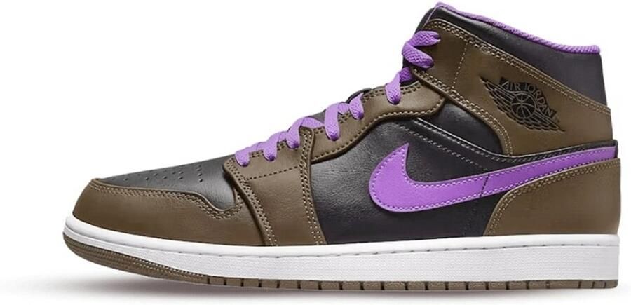 Air Jordan Nike 1 MID (Palomino White-Wild Berry) - Foto 2