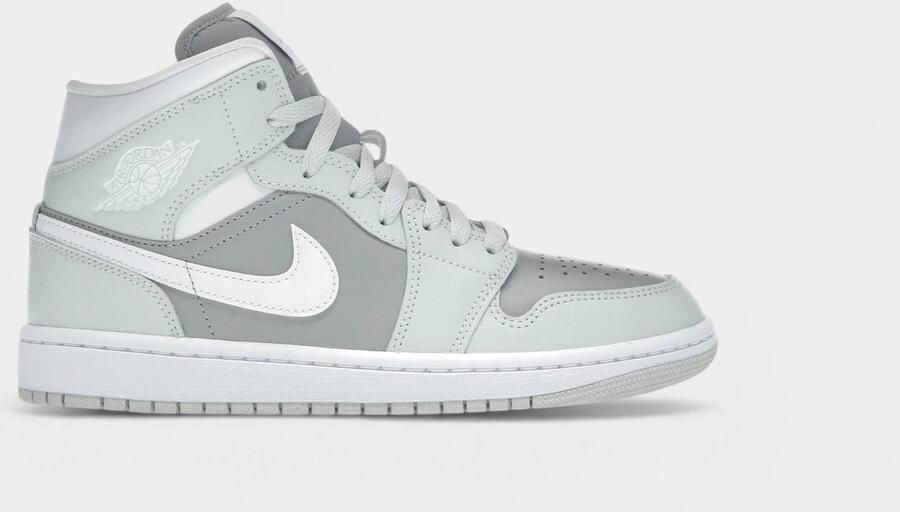 Air Jordan 1 Mid Photon Dust Atmosphere Grey Wit Grijs Wit 1 Lifestyle Sneakers voor