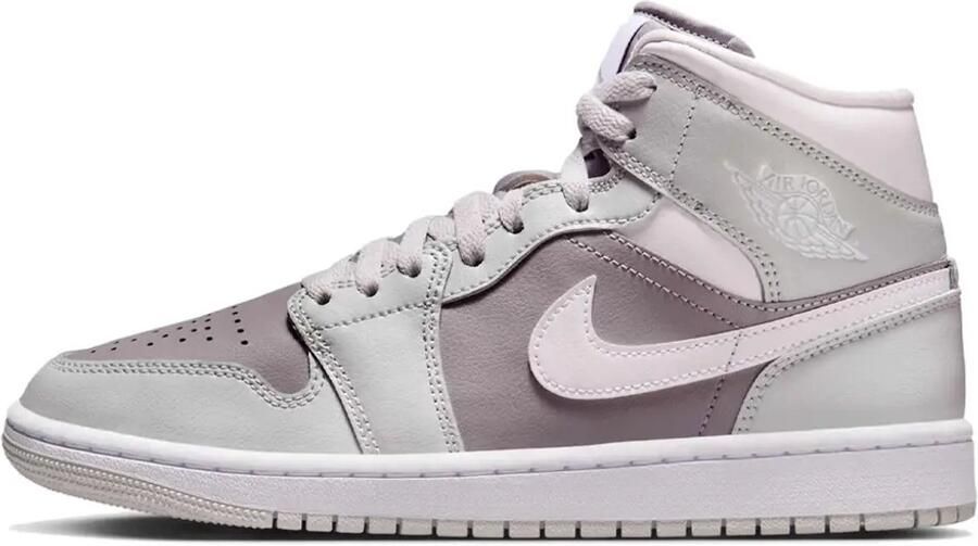 Air Jordan 1 Mid Photon Dust Atmosphere Grey Wit Grijs Wit 1 Lifestyle Sneakers voor - Foto 1