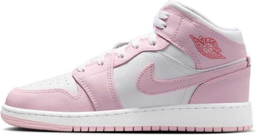 Jordan Air 1 Mid (GS) Air Retro in lichtroze formaten: 36.5 - Foto 2