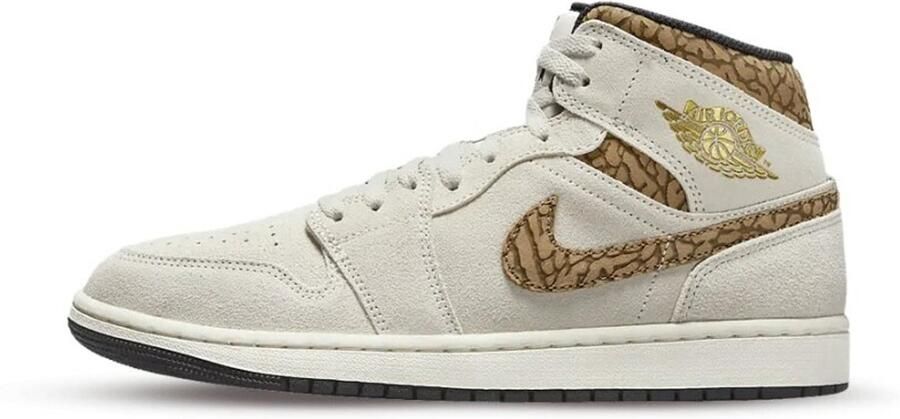 Nike Air Jordan 1 Mid SE Brown Elephant Schoenmaat EU
