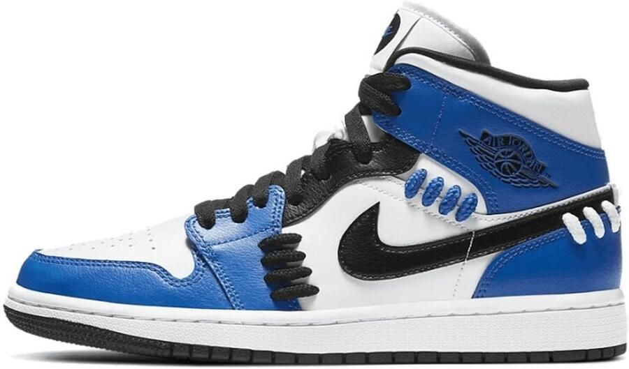 Air Jordan 1 Mid SE Game Royal Wit Zwart Blauw Wit 1 Lifestyle Dames Sneakers voor Vrouwen