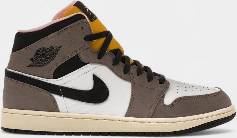 Air Jordan 1 Mid SE White Cave Stone