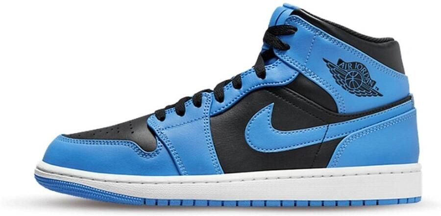 Nike Air Jordan 1 Mid Black University Blue Sneakers Unisex
