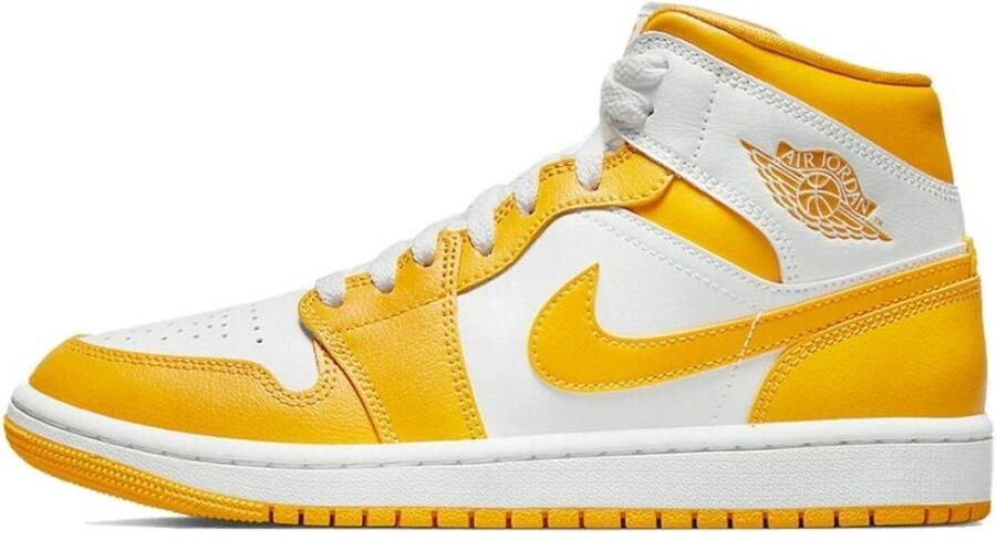 Air Jordan 1 Mid White Yellow