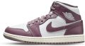 Air Jordan 1 Mid 'Sky J Mauve' ( s) BQ6472-050 kleur als op de foto paars gebroken wit sneakers hoog ssneakers - Rood