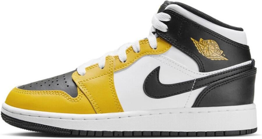 Jordan Air 1 Mid Kinderschoenen Yellow Ochre White Yellow Ochre Black Yellow Ochre White Yellow Ochre Black