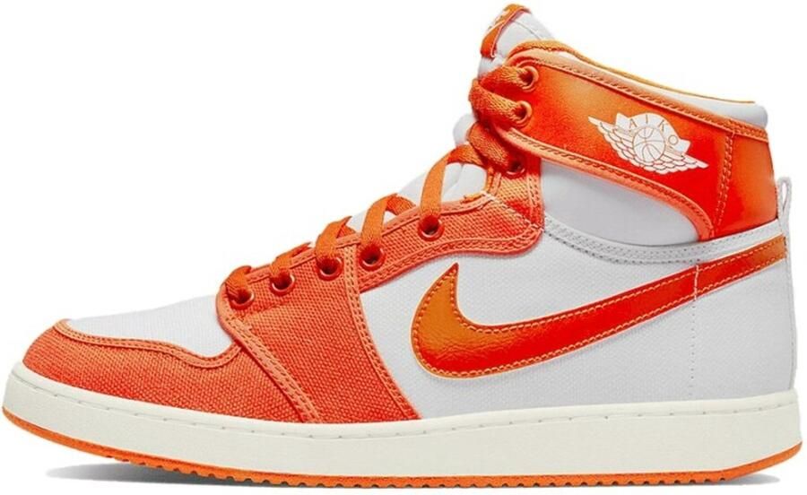 Nike Air Jordan 1 Retro AJKO Syracuse Heren Sneakers Sportschoenen Schoenen Grijs-Oranje DO5047 - Foto 4