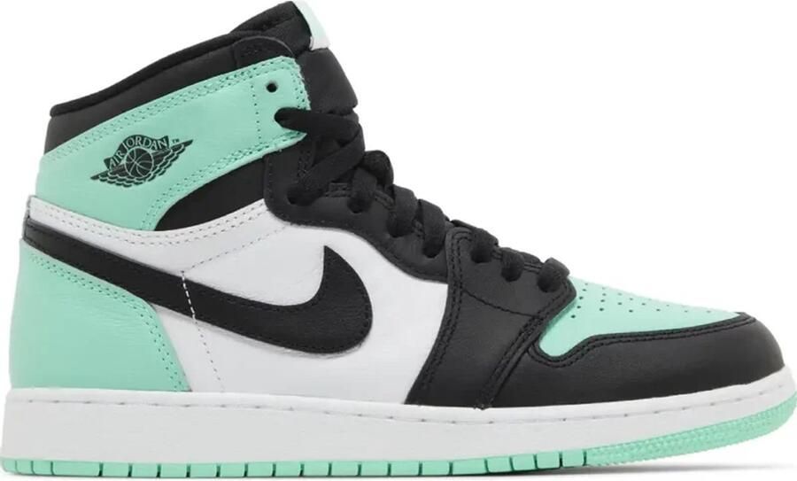 Air Jordan 1 Retro High OG Green Glow (GS) FD1437-130 zwart groen wit sneakers hoog unisex sneakers