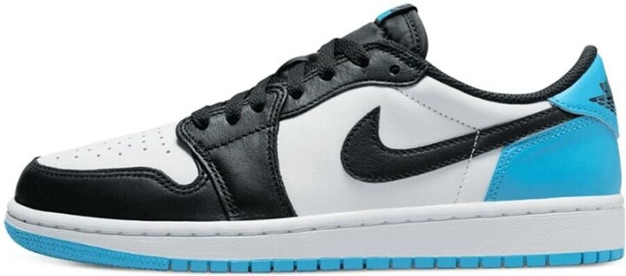 Jordan Wmns Air 1 Retro Low Og White Dk Powder Blue Black Schoenmaat 36 1 2 Sneakers CZ0775 104 - Foto 4