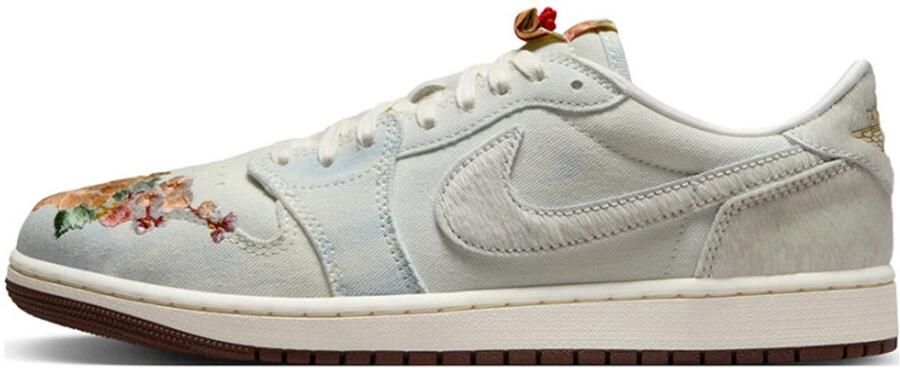 Air Jordan 1 Retro Low OG Football Grey Sail Light Chocolate