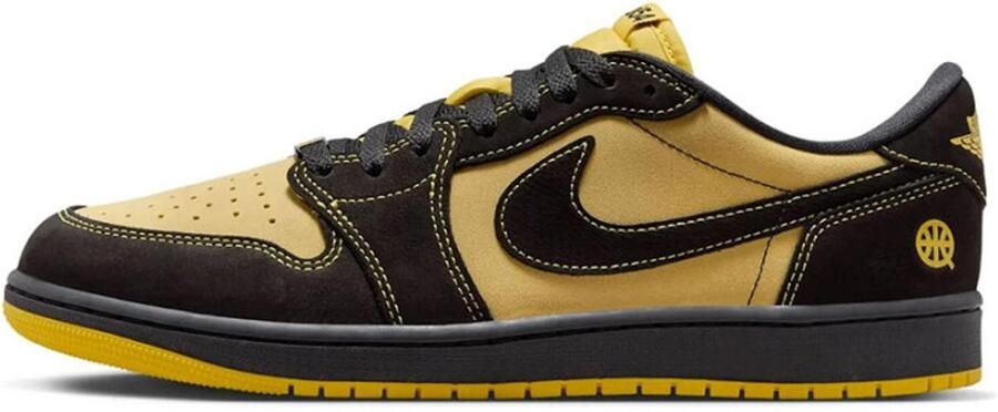 Air Jordan 1 Retro Low OG Quai 54 Black Tour Yellow Red