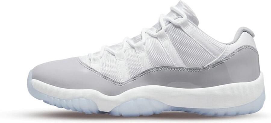 Jordan Air 11 Retro Low Elephant White University Blue-Ce t Grey