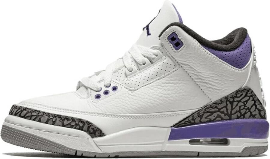 Jordan Air 3 Retro(Gs ) White Black Dark Iris Ce t Grey Schoenmaat 37+ Shoes grade school DM0967 105