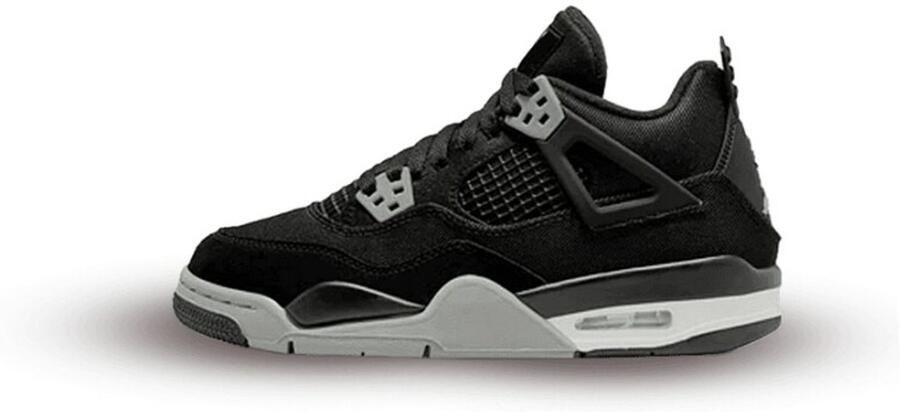 Air Jordan 4 Retro Black Canvas (GS)
