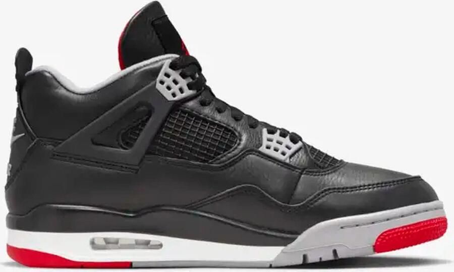 Air Jordan 4 Retro Bred Reimagined FV5029-006 BRED Zwart Rood Schoenen