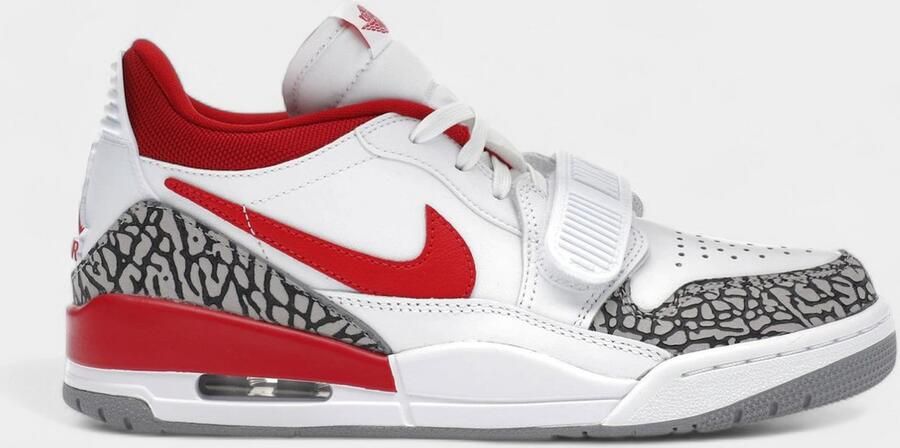 Nike Lage Sneakers Jordan Legacy 312 Low White Cement Gym Red (Women's)