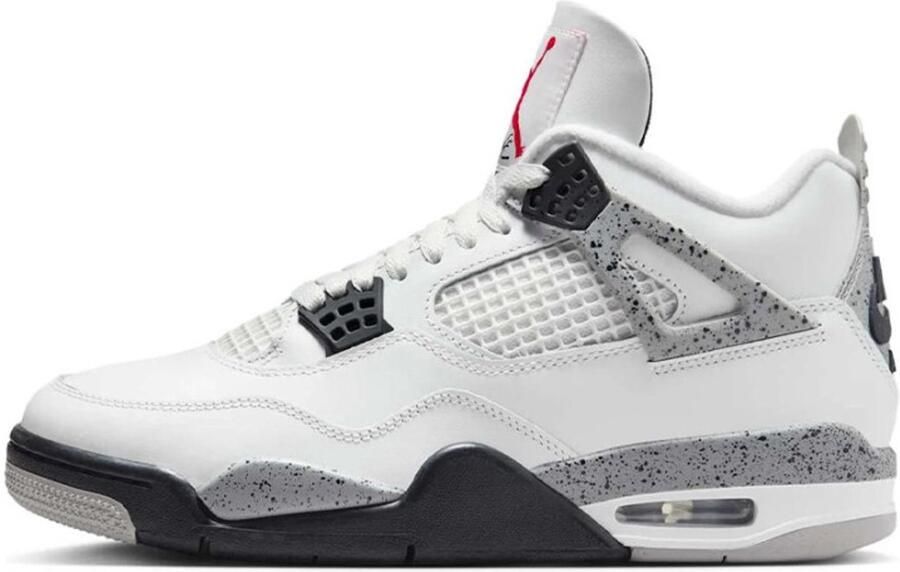 Air Jordan Nike 4 Retro Sneakers Unisex Wit Ce t