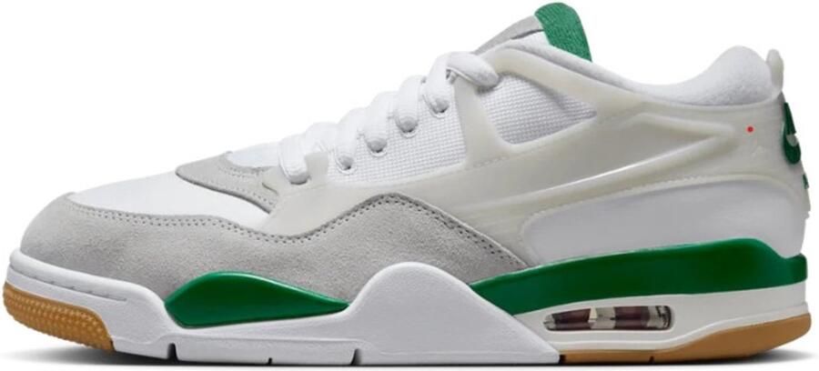 Air Jordan Nike 4 RM Pine Green Sneakers Wit Groen Grijs Unisex