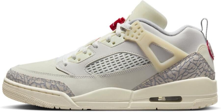 Jordan Spizike Low sail stormblue varsity red muslin men Basketball beige Schoenen