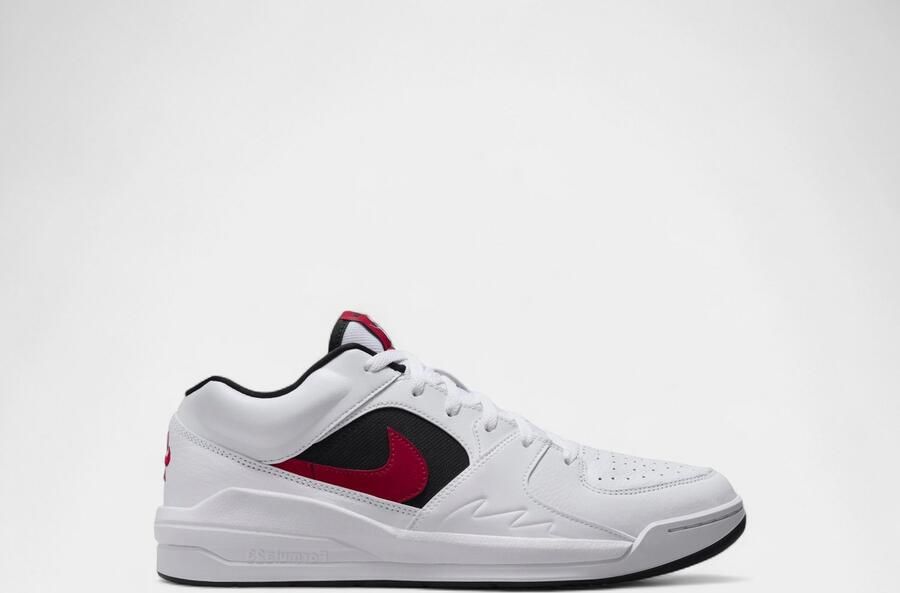 Nike Lage Sneakers Jordan Stadium 90 White Black Gym Red