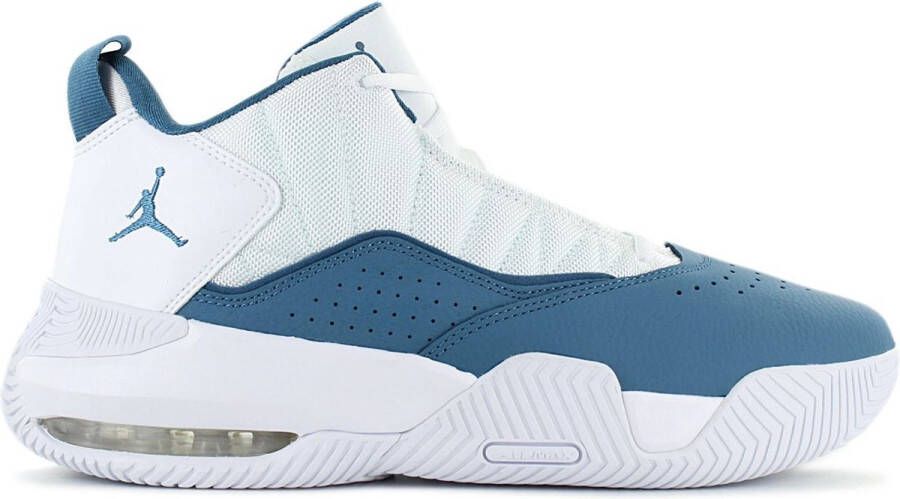 Jordan AIR Stay Loyal Heren Basketbalschoenen Sneakers Schoenen Wit-Blauw DB2884