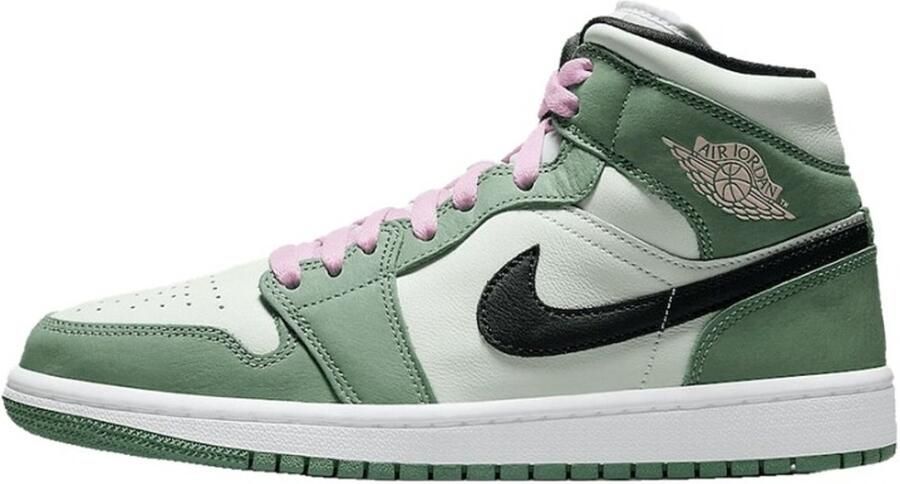 Jordan CMFT Nike Air Jordan 1 Mid SE Dutch Green Black-Barely Green CZ0774
